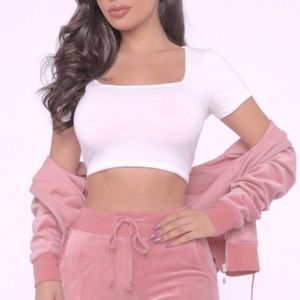 Fashion Nova Velour Matching Set